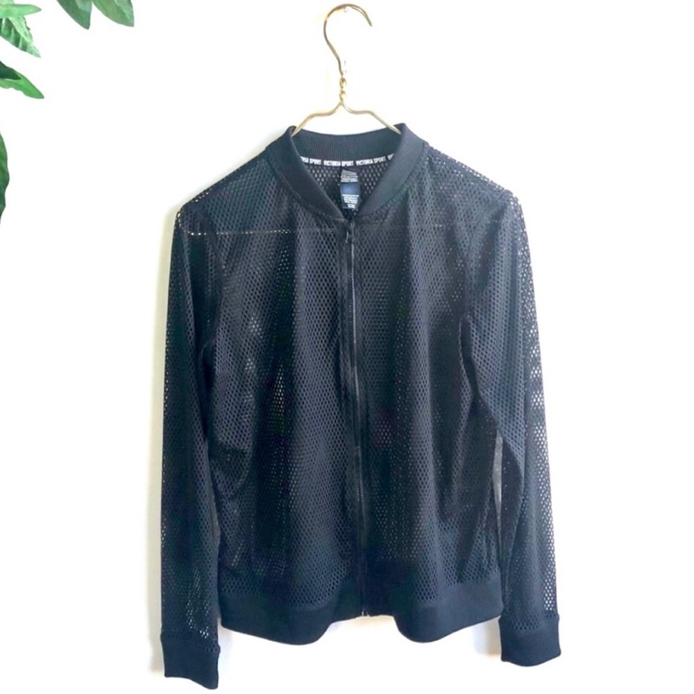 Victoria’s Secret • VSX Sport Mesh Bomber Jacket.